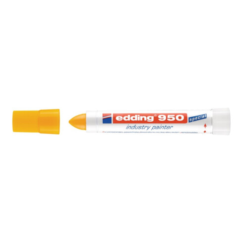 Edding Pastenmarker 950 gelb permanent Rundspitze Strichbreite 10mm