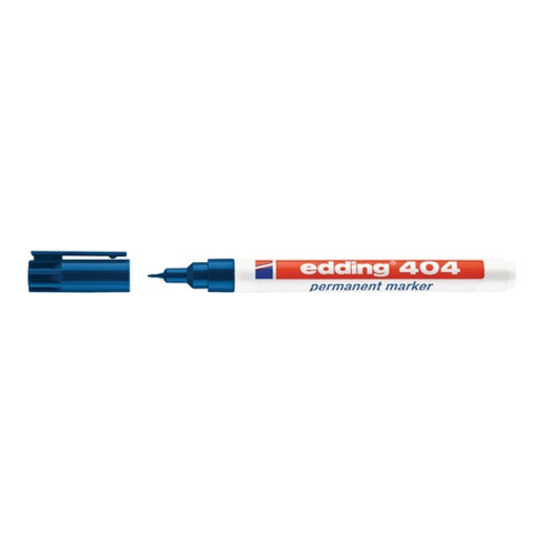 Edding Permanentmarker 404 blau Rundspitze Strichbreite ca. 0,75mm