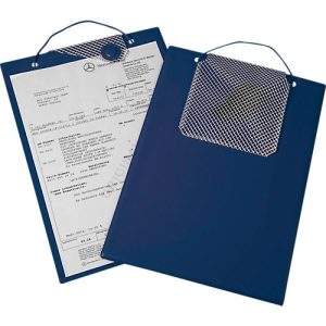 EICHNER Auftragstasche Magnetic, für DIN A4 Dokumente, Schlüsselfach, Magnetverschluss, Einreißschutz, blau, 10 Stück