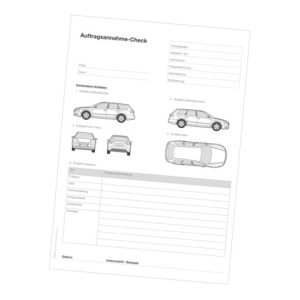 Eichner Block Auftragsannahme-Check DIN A4