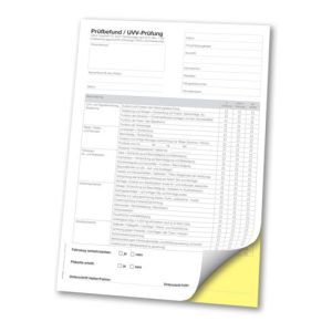 Eichner SD-Formular UVV-Prüfung