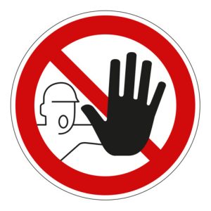 Eichner Verbotsschild Zutritt für Unbefugte verboten 20 cm selbstklebend Eichner Verbotsschild Zutritt für Unbefugte verboten 20 cm selbstklebend
