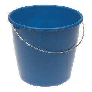 Eimer 10l Mischplastik farbig sortiert Metalbügel