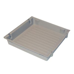 Einlegewanne für asecos Sicherheitsschränke der Q30, Q90, S90 und K90 Serie, Polypropylen, natur, B 364 x T 495 x H 66 mm, 8,5 l