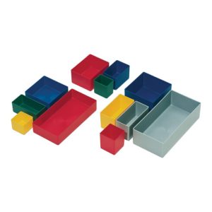 Einsatzkasten 80x53x54mm blau PS f.Schubalden u.Sortimenskästen LA-KA-PE