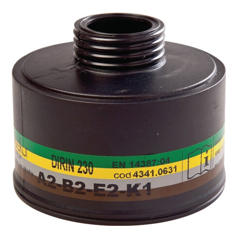 Ekastu Mehrbereichsfilter DIRIN 230 EN 14387 A2 B2 E2 K1 f.40 00 370 800, -801