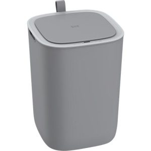 EKO Morandi Smart Sensor-Abfalleimer, Kunststoff, Sensor & Touch-Bedienung, Dichtungsring, B 249 x T 249 x H 337 mm, 12 Liter, grau EKO Morandi Smart Sensor-Abfalleimer, Kunststoff, Sensor & Touch-Bedienung, Dichtungsring, B 249 x T 249 x H 337 mm, 12 Liter, grau