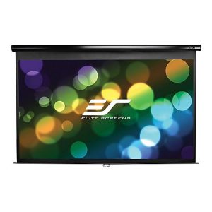 Elite Screens Manual Series M106UWH – Leinwand – Deckenmontage möglich, geeignet für Wandmontage – 269 cm (106′) – 16:9 – MaxWhite