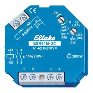Eltako Multi.-Stromstoßschalter 1+1S. pot.frei 10A ESR61M-UC