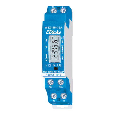 Eltako Wechselstromzähler MID, 32A WSZ15D-32A MID