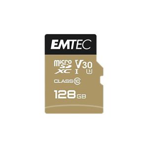 EMTEC SpeedIN‘ PRO – Flash-Speicherkarte – 128 GB – microSDXC UHS-I EMTEC SpeedIN‘ PRO – Flash-Speicherkarte – 128 GB – microSDXC UHS-I