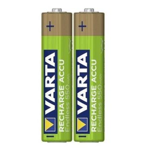 2 Stück AAA-Akkus. 550mAH Varta. endless-recharge