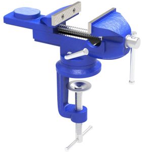 Schraubstock mit integriertem Amboss. 360° drehbar
