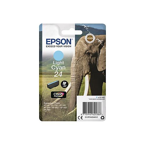 Epson 24 - hell Cyan - original - Tintenpatrone
