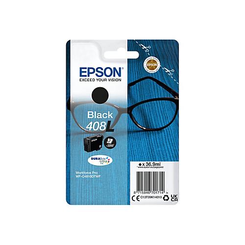 Epson 408L - 36.9 ml - Extrahohe Kapazität - Schwarz - original - Blisterverpackung