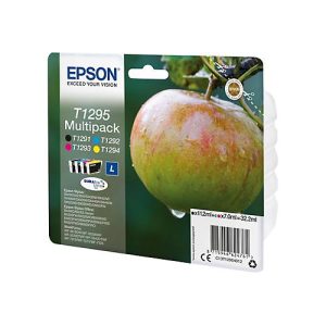 Epson T1295 Multipack – 4er-Pack – Schwarz, Gelb, Cyan, Magenta – original – Tintenpatrone
