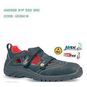ESD-Sicherheitssandale U-Power Andree, S1P, Alukappe, Größe 35