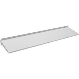ESD-Stahlboden Treston M 1500, für TED-Arbeitstisch, bis 50 kg, neigbar, B 1490 x T 300 mm, epoxidpulverbeschichteter Stahl, lichtgrau