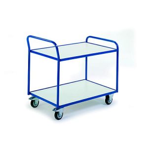 ESD-Tischwagen mit 2 Etagen, 990 x 590 mm, Tragkraft 250 kg