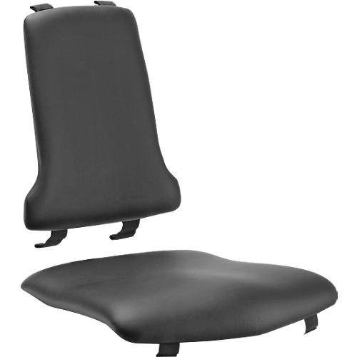 ESD-Wechselpolster Sintec, Kunstleder Skai, Lendenbausch, schwarz