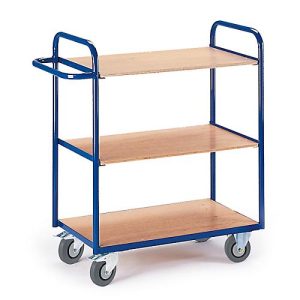 Etagenwagen, ohne Wände, 3 Etagen, 1000 x 500 mm Etagenwagen, ohne Wände, 3 Etagen, 1000 x 500 mm