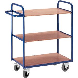 Etagenwagen, ohne Wände, 3 Etagen, 800 x 500 mm Etagenwagen, ohne Wände, 3 Etagen, 800 x 500 mm