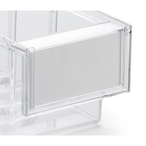 Etiketten 1868 für Schubladen 3010/4010/5010, B 82 x H 41 mm, Karton, weiß, 10 Stück