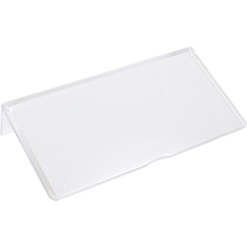 Etiketten für Schubladenbox TRESTON BiOX 3010, 4010 & 5010, inklusive Schutzschildern, Biokunststoff, transparent, 15 Stück