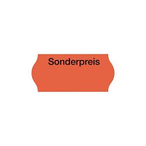Etiketten für versch. Auszeichner, rot, m. Sonderpreis,10 Rollen