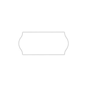 Etiketten mit Wellenrand, 22 x 12 mm, 10 Rollen, weiß (permanent)