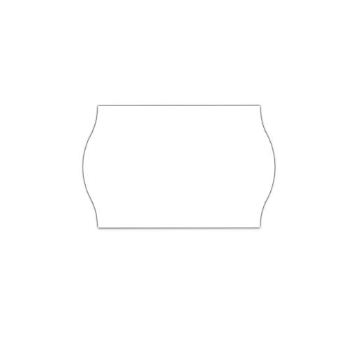 Etiketten mit Wellenrand, 26 x 16 mm, 10 Rollen, weiß (permanent)