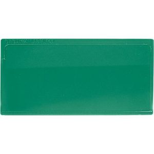 Etikettentasche Label PLUS, magnetisch, 80×160, grün