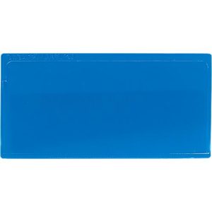 Etikettentasche Label TOP, selbstklebend, 50×110, blau