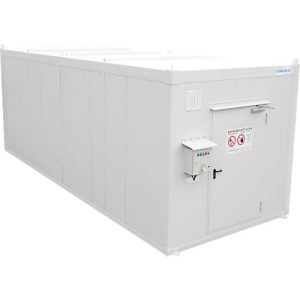 F-SAFE Gefahrstoffcontainer F90 BLS 2460 DIBt, isoliert, RAL 9002 grauweiß, B 6135 x T 2443 x H 2549 mm, 1600 l Auffangvolumen F-SAFE Gefahrstoffcontainer F90 BLS 2460 DIBt, isoliert, RAL 9002 grauweiß, B 6135 x T 2443 x H 2549 mm, 1600 l Auffangvolumen