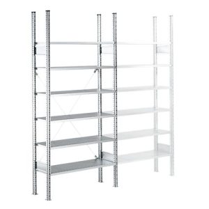 Fachbodenregal SSI Schäfer R3000, Grundregal, B 1055 x T 400 mm, Fachlast 100 kg Fachbodenregal SSI Schäfer R3000, Grundregal, B 1055 x T 400 mm, Fachlast 100 kg