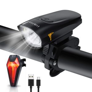 Fahrrad LED-Beleuchtungsset. Luxtra Black Series. Akku