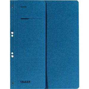 FALKEN Ösenhefter, für DIN-A4, halber Deckel, 1 Stück, blau