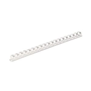 Fellowes Plastik-Binderücken, Format 10 mm, 100 Stück, f. Plastikbindemaschinen, weiss, 100 Stück