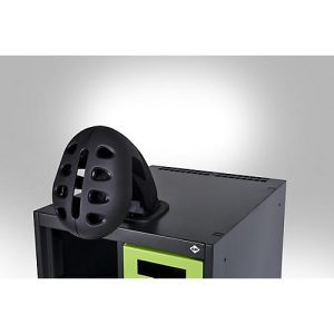 Feuerwehrspind C+P Evolo EXPERT, 1 Abteil, B 400 x T 500 x H 1850 mm, RAL 7016 Anthrazitgrau/RAL 7021 Schwarzgrau