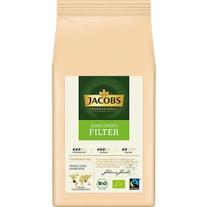 Filterkaffee Jacobs Krönung Good Origin, 1kg, Fairtrade und Bio zertifiziert, Karamellnote, fruchtiges Aroma Filterkaffee Jacobs Krönung Good Origin, 1kg, Fairtrade und Bio zertifiziert, Karamellnote, fruchtiges Aroma