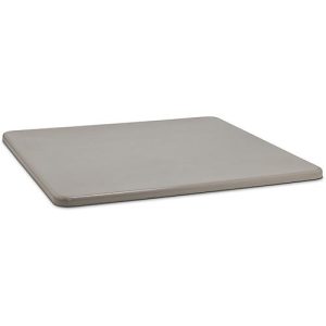 Flachdeckel für Rechteckbehälter, 3300 l, grau