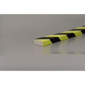 Flächenschutz Typ D, 5-m-Rolle, gelb/schwarz, tagesfluoreszierend Flächenschutz Typ D, 5-m-Rolle, gelb/schwarz, tagesfluoreszierend