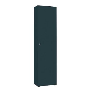 Flügeltürenschränke 1-türig, ohne Akustikfront, B 600 x H 2300 mm, graphit