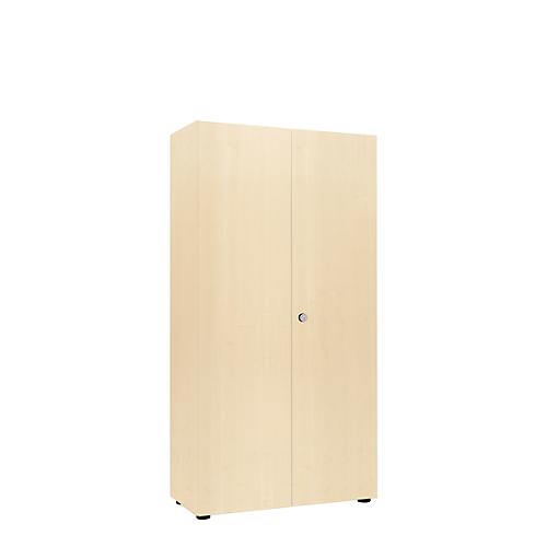 Flügeltürenschrank, B 80 cm, 5OH, ahorn