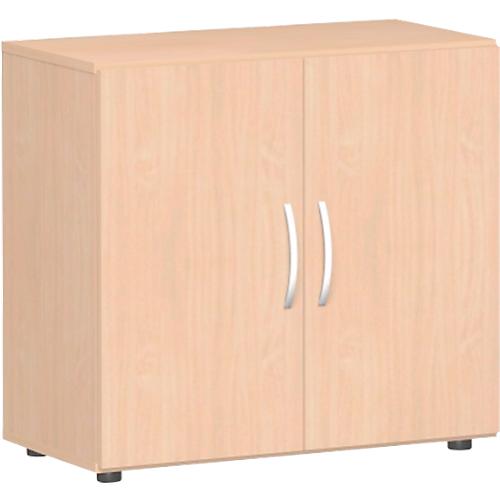 Flügeltürenschrank PALENQUE, 2 OH, B 800 x T 420 x H 752 mm, Buche