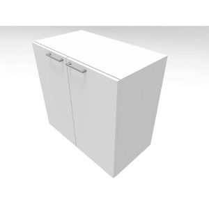 Flügeltürenschrank SOLUS PLAY, 2 OH, Griff oben, B 800 x T 440 x H 748 mm, weiß