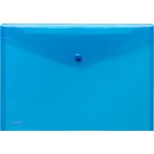 FolderSys Dokumententasche, DIN A4 quer, Druckknopfverschluss, PP, blau transparent FolderSys Dokumententasche, DIN A4 quer, Druckknopfverschluss, PP, blau transparent