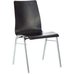 Formschalenstuhl 720, Sitzschalenform konisch, anthrazit