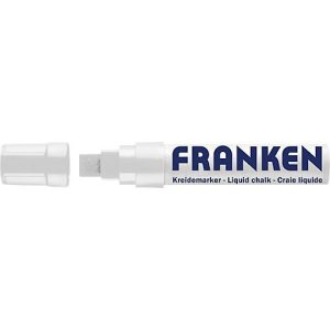 Franken Kreidemarker Jumbo ZKM1509, Keilspitze, Strichstärke 5-15 mm, Tinte auf Wasserbasis, weiß