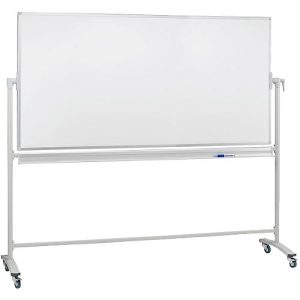 Franken Mobile Drehtafel, 360° schwenkbar, beidseitig beschreibbar, mit Stativ und Rollen, B 2000 x H 1000 mm, lackiert weiß Franken Mobile Drehtafel, 360° schwenkbar, beidseitig beschreibbar, mit Stativ und Rollen, B 2000 x H 1000 mm, lackiert weiß